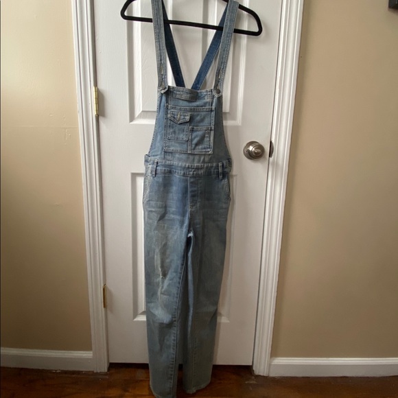 NWOT Free People Perfect Brady Denim Overalls - Picture 4 of 8